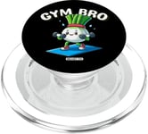 Gym Bro Drôle Poireaux Fitness Entraînement Hommes Femmes Gym PopSockets PopGrip pour MagSafe