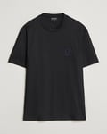 Giorgio Armani Embroidered Monogram T-Shirt Black