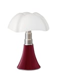 Mini Pipistrello Rechargeable Home Lighting Lamps Table Lamps Burgundy Martinelli Luce