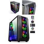 BOITIER PC GAMER ROGUE 6 ARGB EDITION RGB avec 4 ventilateurs inclus SPIRIT OF GAMER