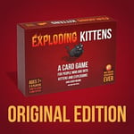 Exploding Kittens - Korttipeli | Perhepeli | Venäläinen ruletti | Englanti | Ikä 7+ | 2-5 pelaajaa