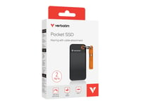 Verbatim Pocket Hard Drive - Ssd - 2 Tb - Ekstern