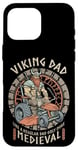 iPhone 16 Pro Max Funny Viking Dad Medieval Lawn Mower Lawnmower Father Figure Case