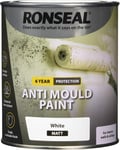 RONSEAL AMPWM750 Anti Mould Paint White Matt 750ml 750 ml (Pack of 1) 