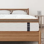 BedStory Matelas Ressorts Ensachés 160x200, Mousse à Mémoire de Forme, Hybride Technologie Multicouche, Un Confort Personnalisé - Épaisseur 22cm