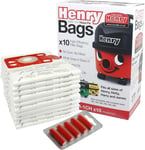 Avern Genuine Numatic Hepa-Flo Hoover Bags Henry Hetty NRV Vacuum Cleaner Dust B