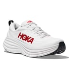 Hoka Bondi 8 Herre White / Vermillion, 40