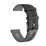 20 22mm Silikonarmband för Garmin Venu 3 Band Forerunner 265 255 245 Music Vivoactive 4 Band för Garmin Venu Sq 2 Plus Armband Svart Grå