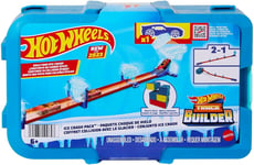 Hot Wheels Pista Scontro Ghiaccio Ice Crash Pack Track Builder Original HKX40