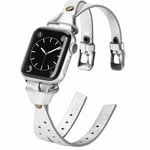 Womens Leather Band Strap for Apple Watch Series 9 8 7 6543 iWatch SE 41/45/49mm