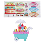 Ice Cream Candies Cart Toy Pretend Play Toy Children's Candy Ice Cream Cart