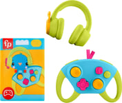 Fisher-Price Newborn Toys Level-Up Little Gamer Gift Set, Baby Rattl (US IMPORT)