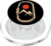 Mousqueton de montagne minimaliste PopSockets PopGrip pour MagSafe