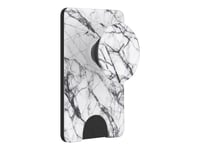 Popsockets Popwallet+ - Lomme For Mobiltelefon / Kredittkort - Dove White Marble