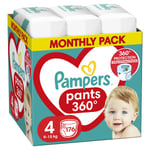 Housuvaipat PAMPERS Pants Monthly Pack 4 koko 9-15kg, 176 kpl