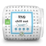 Snug Chill Out Summer Single Duvet – 4.5 Tog Lightweight Summer Quilt Comforter Duvet for Night Sweats Warm Nights Hot Sleepers – Hypoallergenic Machine Washable and Eco Friendly – Single – 200x135cm