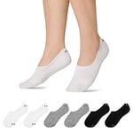 Snocks Socquette Hommes (6x) Chaussettes Basses Homme Invisible en Coton, Noir, Blanc, Gris Taille 47-50 - Chaussettes de Basket Courtes Socquettes de Sport