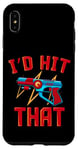 Coque pour iPhone XS Max Laser Taging I'd Hit That Tag Jeu de fête Laser Tag