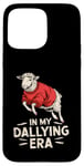 Coque pour iPhone 15 Pro Max In My Dilly Dallying Era Motif mouton lent style vintage