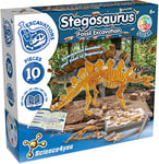 Science4you - Stegosaurus, Kit de Fouille pour Enfants +6 Ans - Excaver et Assembler 10 Fossiles de Dinosaure avec ce Jouet de Paléontologie et Archeologie pour Enfants, Jeux Scientifique 6-10 Ans