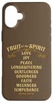 iPhone 16 Plus Fruit of the Spirit Love Joy Peace Longsuffering King James Case