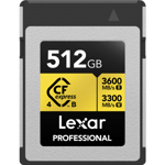 Lexar CFexpress 4.0 Pro Gold R3600/W3300 512GB