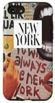 Coque pour iPhone SE (2020) / 7 / 8 Collage de New York Girlie