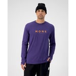 Mons Royale Yotei Classic Merino Long Sleeve - T-shirt en laine mérinos homme Violet M