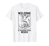 Seagull on skull - El Matador State Beach T-Shirt