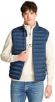 Tommy Hilfiger Homme Veste sans Manches Packable Recycled Matelassée, Bleu (Aegean Sea), XS