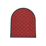 deco-mat Doormat for Outdoor and Indoor Use HR 75 x 90 cm, Red - Non-Slip Weatherproof Door Mat with Robust Bristles - Outdoor Dirt Trapper Mat for Outdoor Use