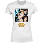 Star Wars Manga Style Women's T-Shirt - White - S - White