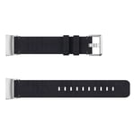 Canvas-rannekoru Fitbit Charge 3/4 musta