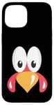 Coque pour iPhone 15 Grand visage de dinde pour Thanksgiving Day Meme Gobble Eyes Bec