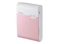 Canon SELPHY Square QX10 - Imprimante - couleur - thermique par sublimation - 72 x 85 mm jusqu'à 0.7 min/page (couleur) - Wi-Fi - rose