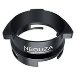 NEOUZA 54mm Coffee Dosing Funnel Ring Black Aluminum Compatible for Sage Breville 870/875/878/880 Barista Espresso Machine Portafilter Smart Hand Free