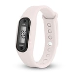 Bracelet De Montre Run Step",Podom¿¿Tre,Compteur De Calories,Lcd Num¿¿Rique,Distance De Marche Mn,"Bracelets En Gel De Pton Pratiques - Type White