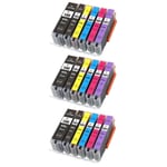 3x Sets of 6 PGI580XL CLI581XL Ink Cartridges For Canon PIXMA TS8252 Printers