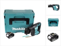 Makita DJR 188 F1J Langaton edestakaisin saha 18 V Makpac + 1x Makita 3,0 Ah akku - ilman laturia