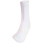 adidas H32424 JACQ TREF CREW Socks Unisex Adult white/clear pink Size XS