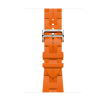 Apple Watch Hermès – Kilim Simple Tour i Orange, 46 mm