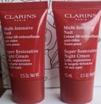 Clarins Super Restorative Night Cream 30ml (2x15ml)