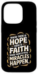 iPhone 14 Pro Where there is hope there is faith christian black women Case