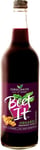 Beet It Organic Beetroot Juice with Ginger 750ml Bottles - Vegan - Picked and -