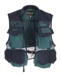 Simms Tributary Vest Deep Sea Green XL Lätt och andas flugväst i klassisk mesh