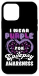 Coque pour iPhone 12 mini Wear Purple Epilepsy Awareness Support Squad Butterfly Heart