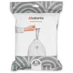 Brabantia - Distributeur de 40 sacs poubelle 50-60 l code h - Blanc