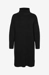 Vero Moda Curve - Klänning vmcFiluca LS Cowlneck Dress GA Cur - Svart