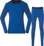 Bergans  Kids/Junior Allround Merino Baselayer Set Kids/Junior Space Blue/navy Blue, 164