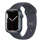 Montre Connectee Apple Watch Serie 7 45mm Noir Reconditionnee Grade A+